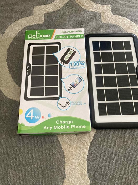 Panel solarny do telefonu ładowarka solarna usb C Micro USB  podróż