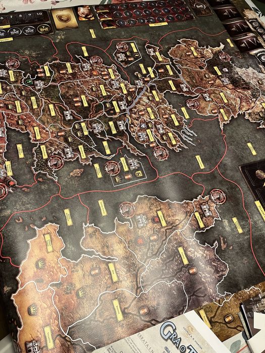 Gra o tron + matka smokow + insert + protektory + mata gra planszowa