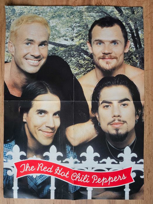 Unikat! RED HOT CHILI PEPPERS - Duży plakat/poster - Format A2