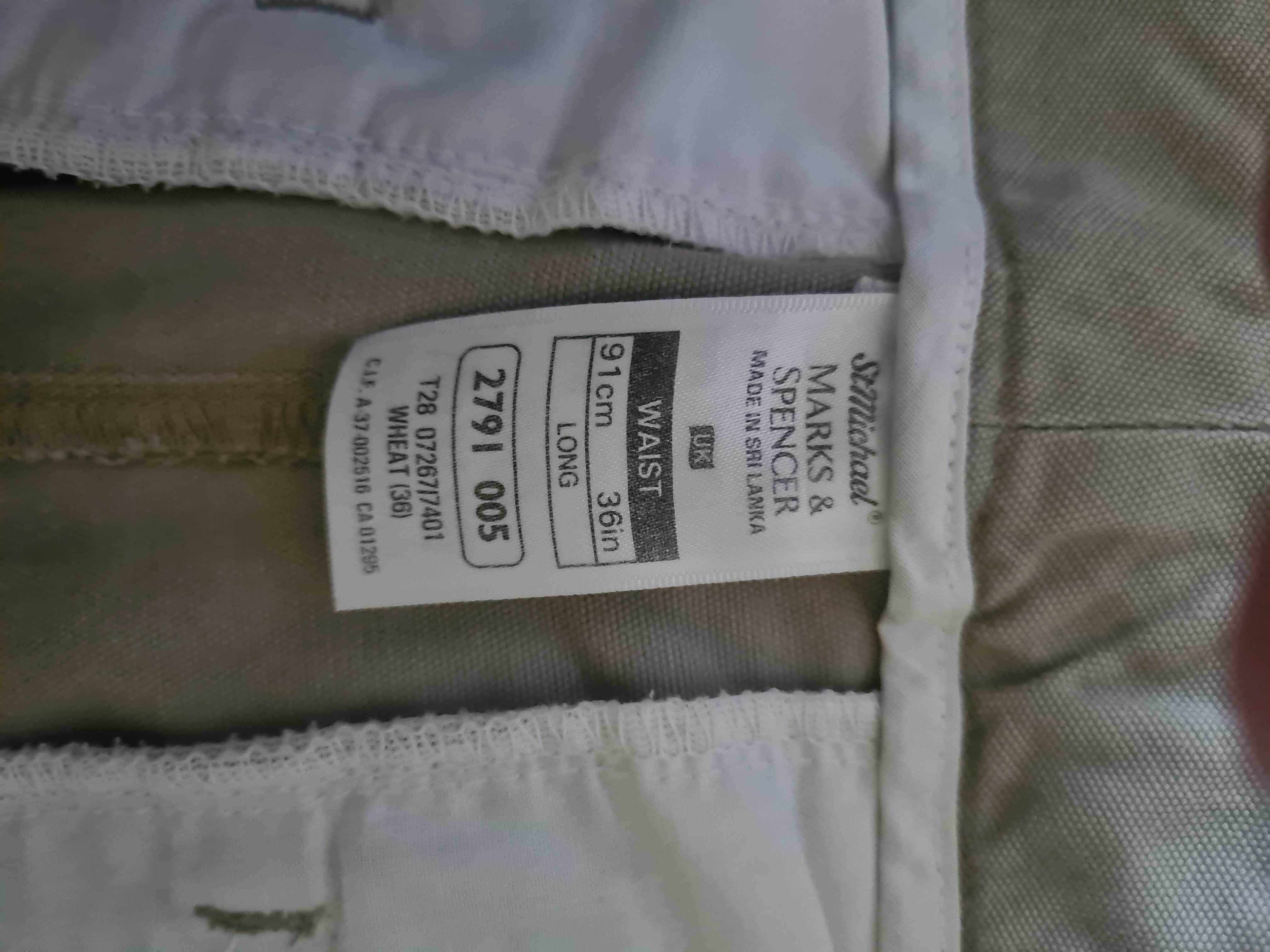 Shorty Spodenki Bermudy Piaskowe H&M i Mark & Spencer