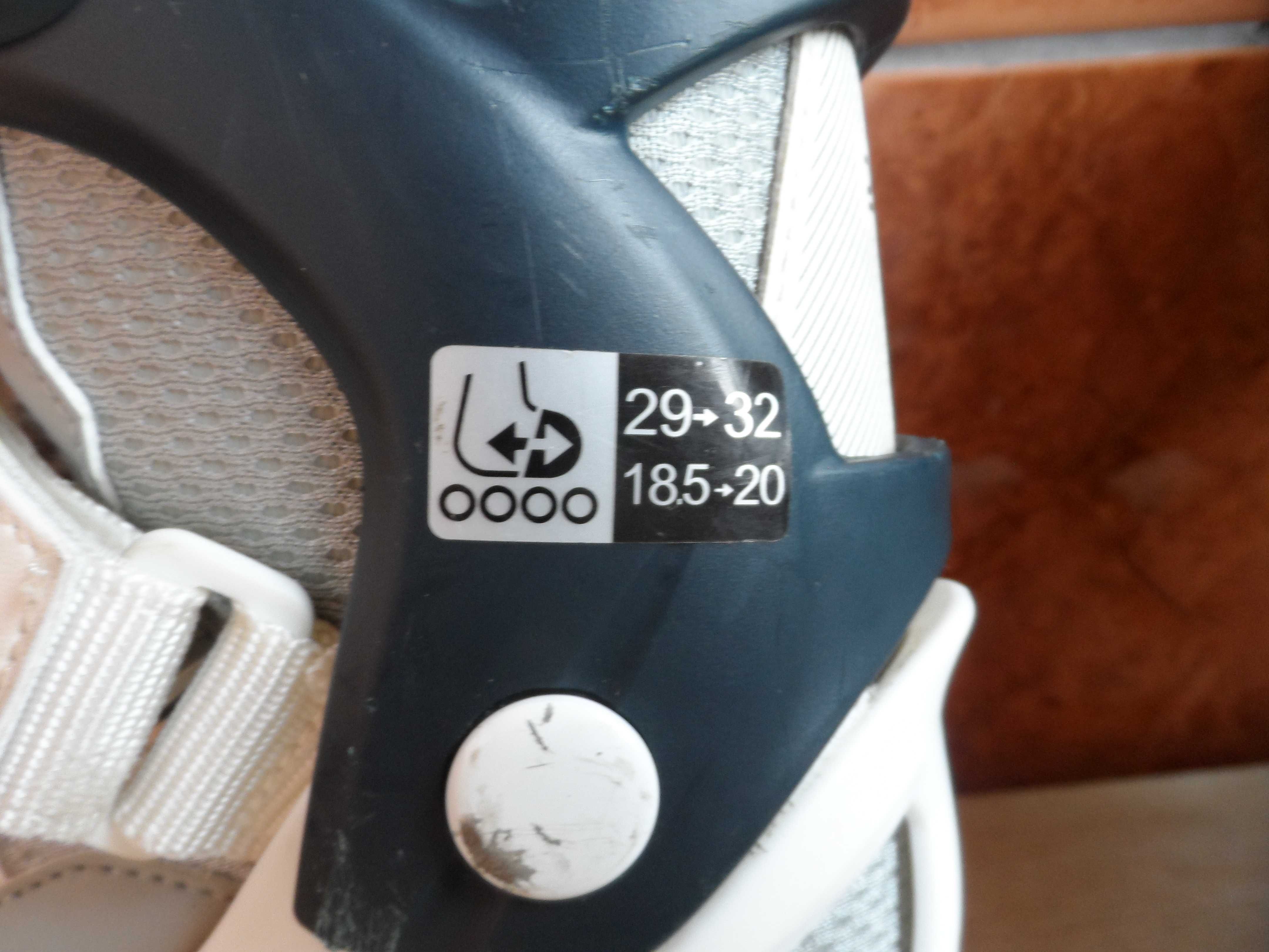 Rolki decathlon Oxelo Nr 29-32 fit 3,kask i ochraniacze