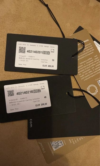 Fato Hugo Boss novo