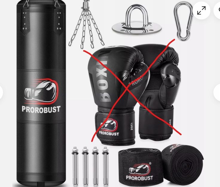 Worek bokserski Prorobust 120cm Oxford  BRAK RĘKAWIC! (N655)