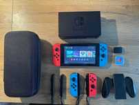 Nintendo Switch + 4 Joy-Cony + Zelda + przerobiona konsola