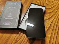 Iphone 12 pro max 128g graphite com capa em pele original Preta