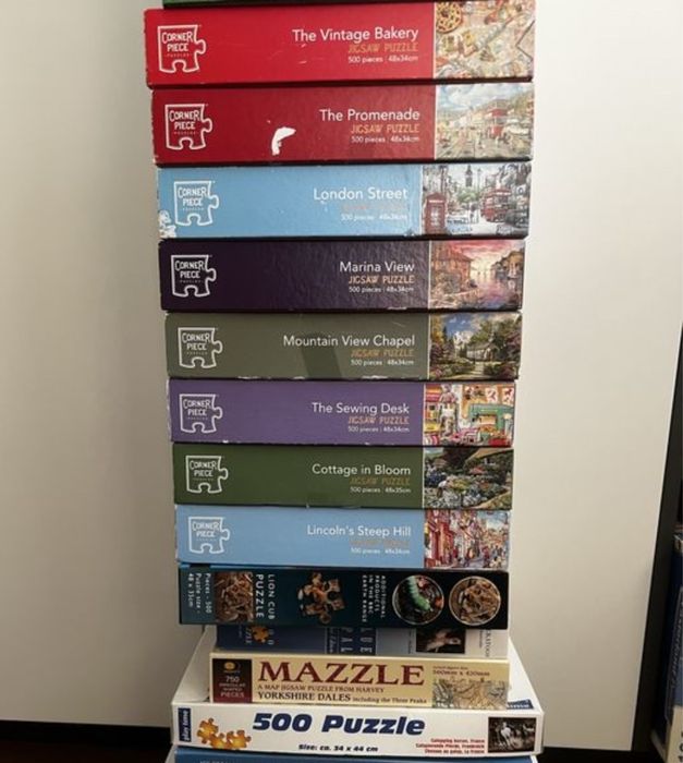 Пазли на 500 деталей Gibsons, Impossible, Ravensburger, Corner Piece