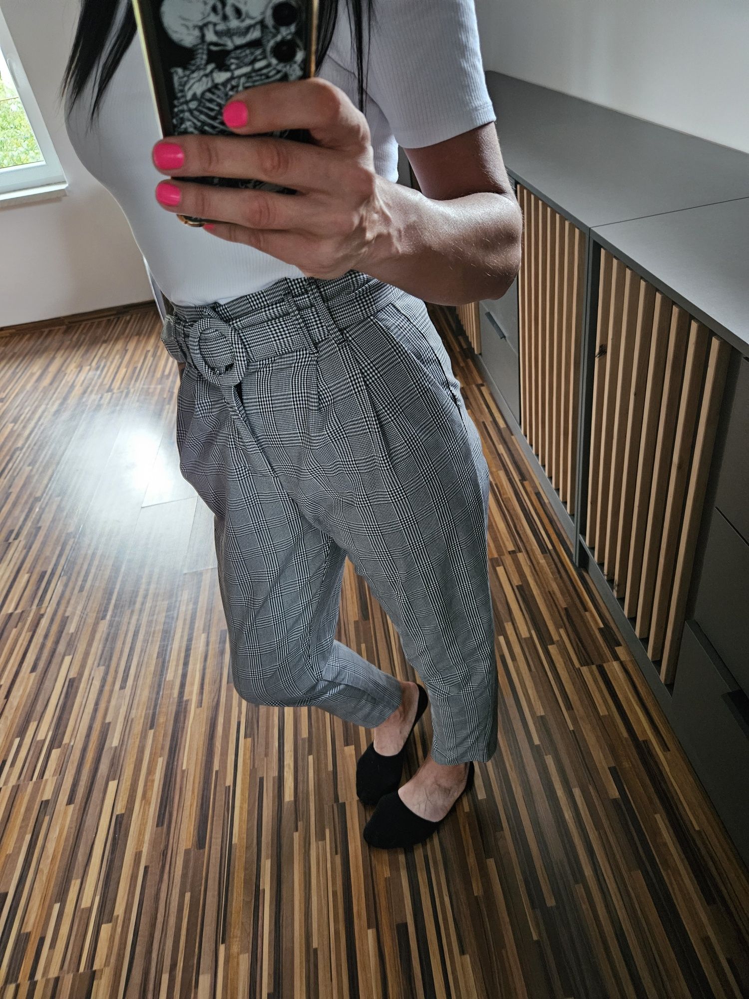 Spodnie wysoki stan Zara