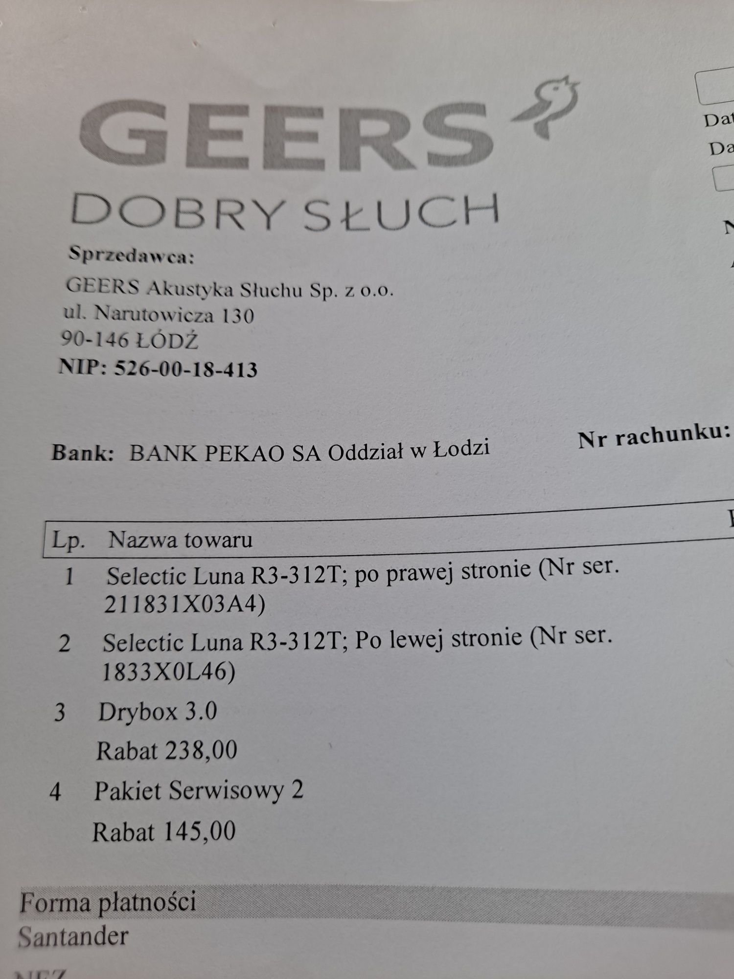 Aparat słuchowy Luna R3-312T
