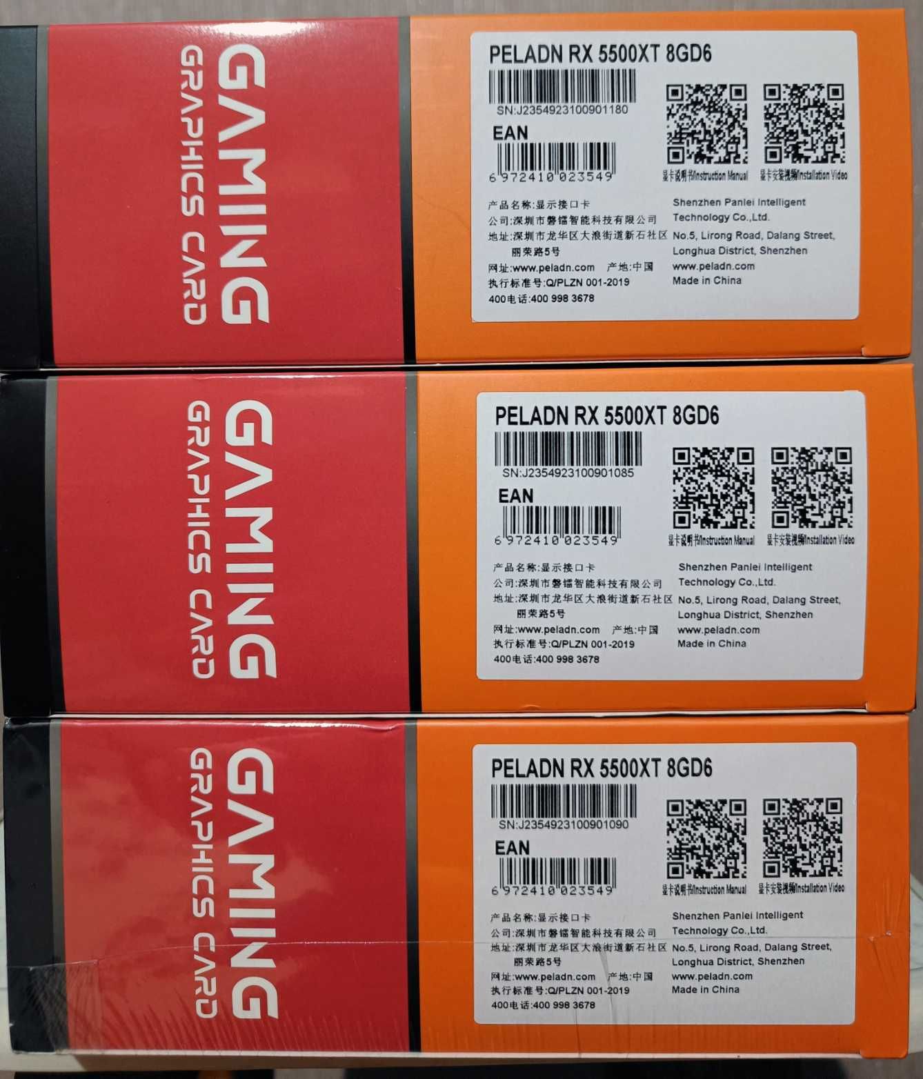 Новая видеокарта PELADN RADEON RX 5500 XT 8GB