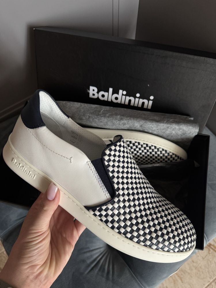 Шкіряні лофери мокасини Baldinini оригінал