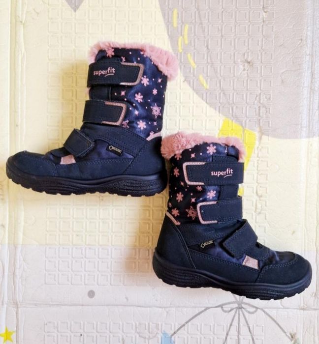 Чоботи черевикі зимові розмір 27 дівчинка