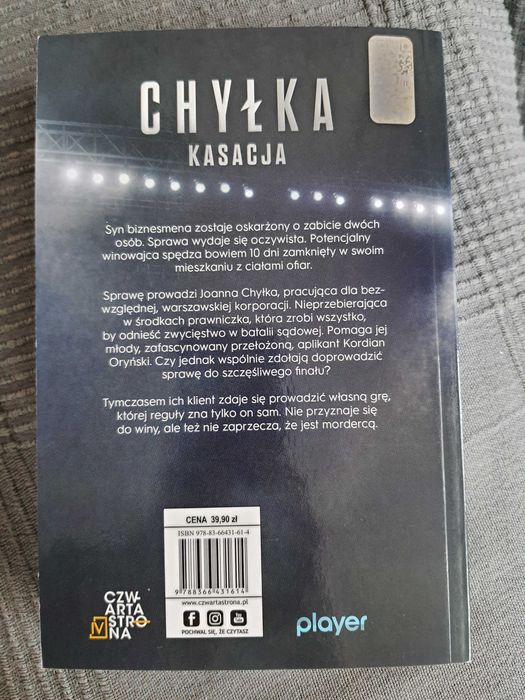 zestaw 2 książek - Chyłka kasacja i Cokolwiek wybierzesz