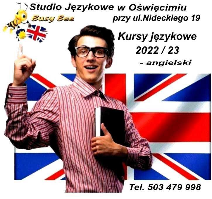 Język angielski korepetycje zapisy na kursy językowe 2023/24 Oświęcim