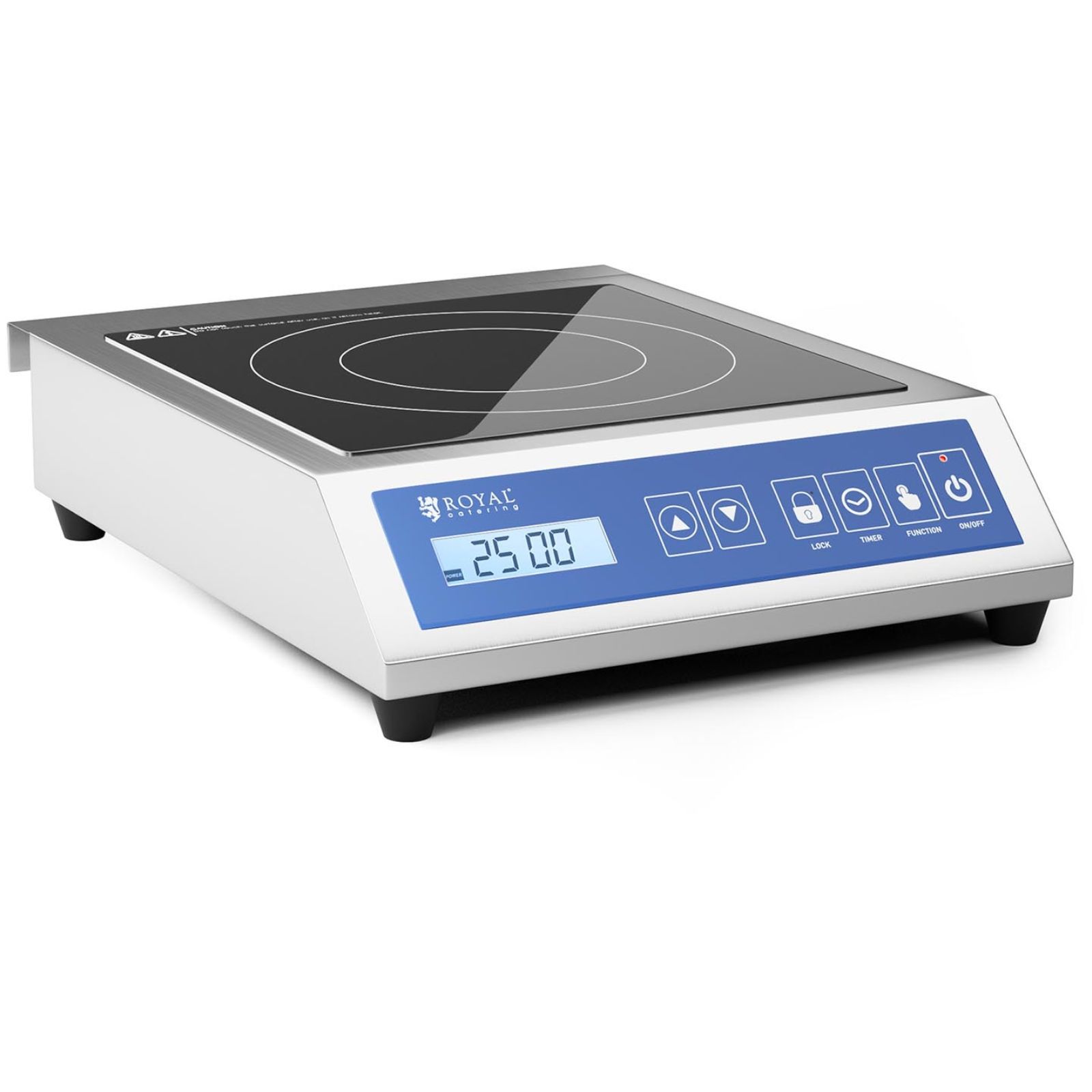 Kuchenka płyta indukcyjna przenośna 1 pole grzewcze śr. 28 cm LCD