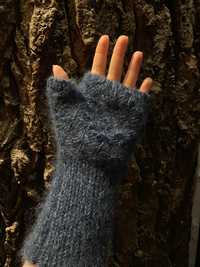 Mitenki/rękawiczki Hand Made - rozm. M-L Alpaca+Mohair