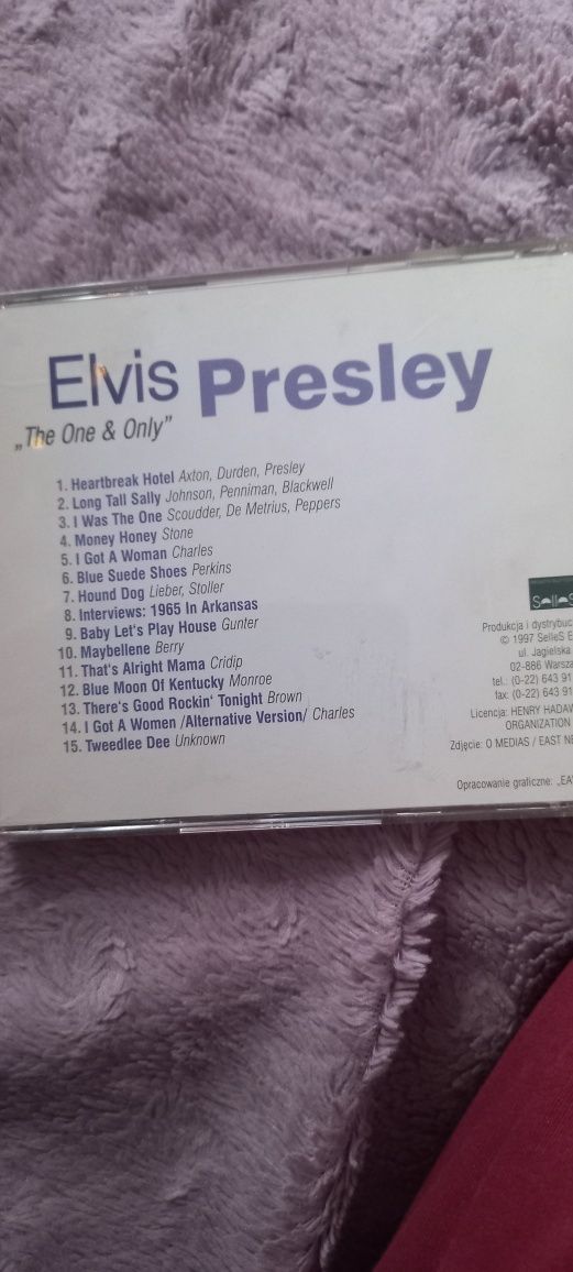 Płyta cd Elvis Presley The One &only