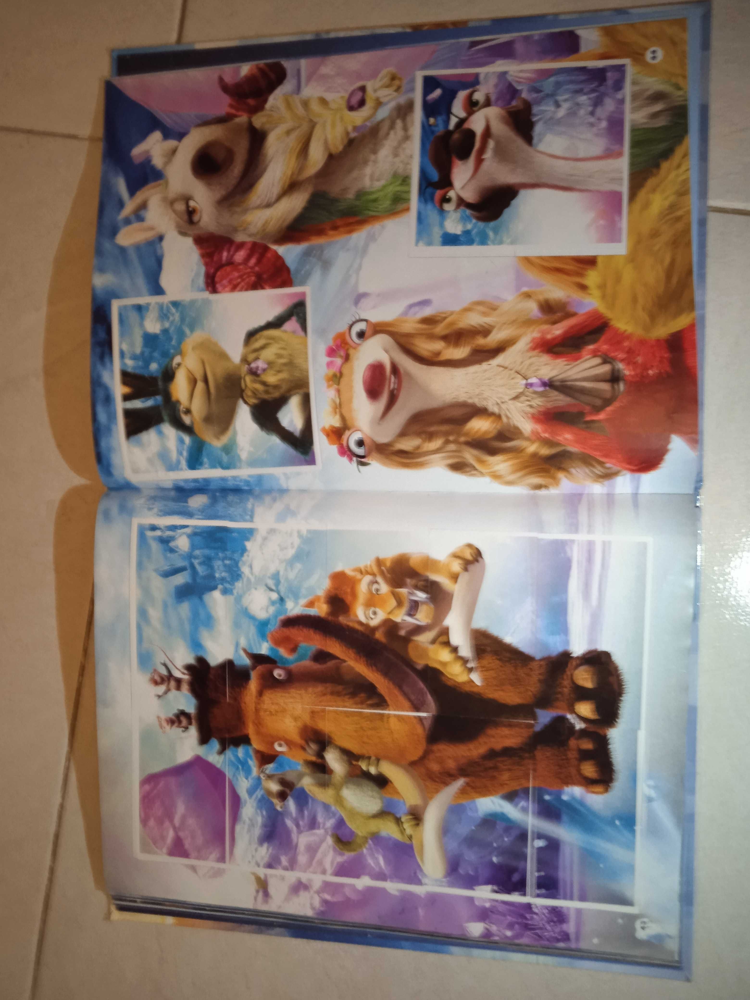 Album naklejek i gier  Epoka lodowcowa mocne uderzenie (kompletny)