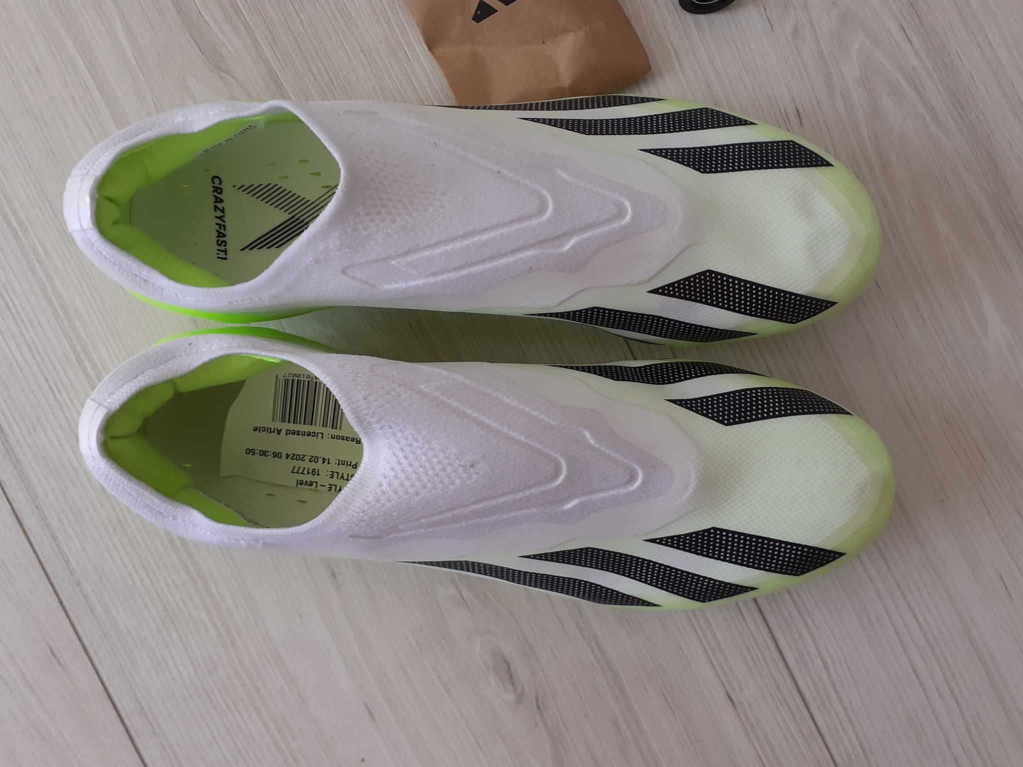 Profesjonalne buty piłkarskie korki Adidas X Crazyfast.1 LL SG r. 42