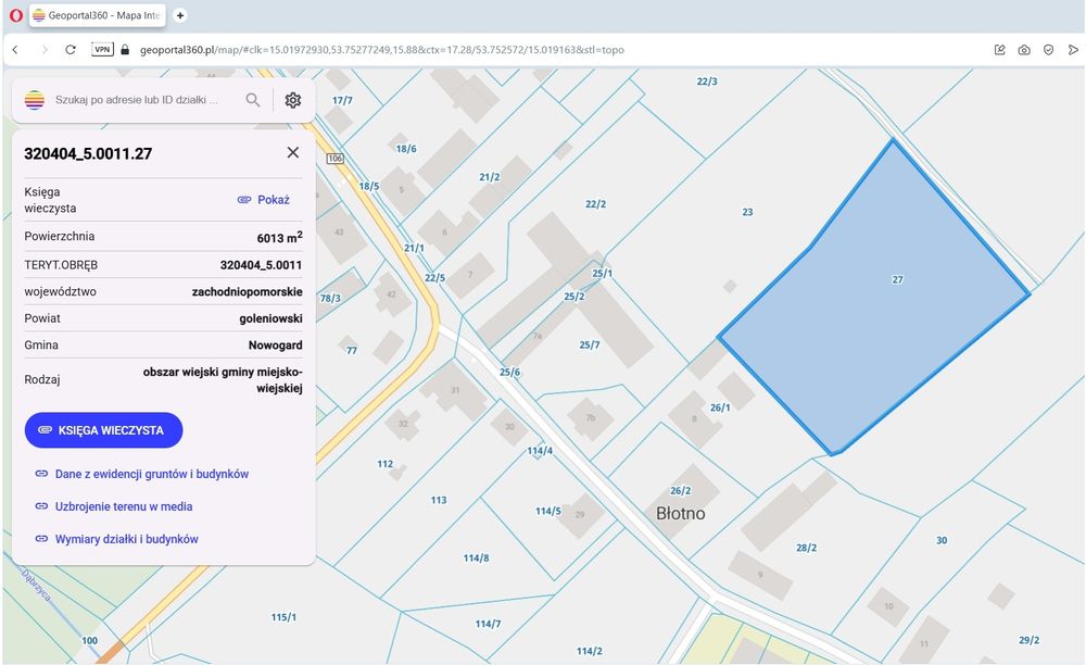 Sprzedam działkę rolne