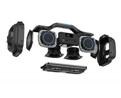 REAL-EL X-770 Black - 60W (bluetooth, подсветка, караоке) новые