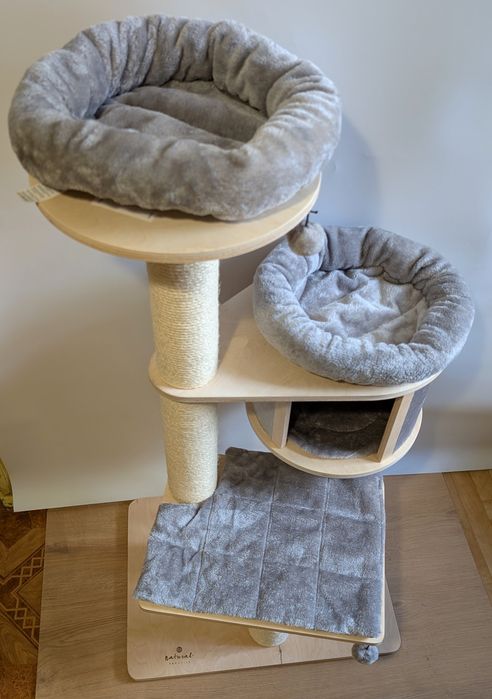 Natural Paradise Drapak Dla Kota Magnolia L Jasnoszary 137 DUŻY SOLIDN
