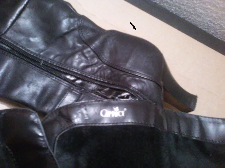 buty kozaki SKÓRA!-markowe CAPRICE roz.38/39, regulowana cholewka