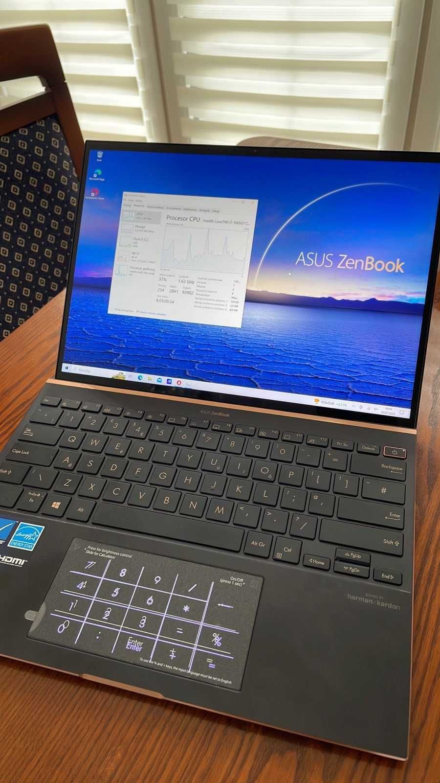 Asus Zenbook S 14' Dotykowy Ekran intel i7 16 GB RAM 1,4kg PROMOCJA