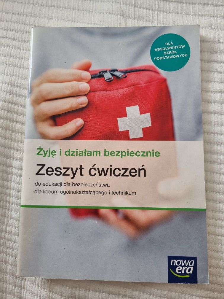 Zeszyt ćwiczeń do edukacji dla bezpieczeństwa kl 1 Nowa era, Liceum