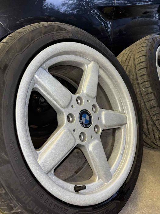 Alufelgi/ koła 5x120 BMW 225/45/17 piękny komplet/ nowe opony