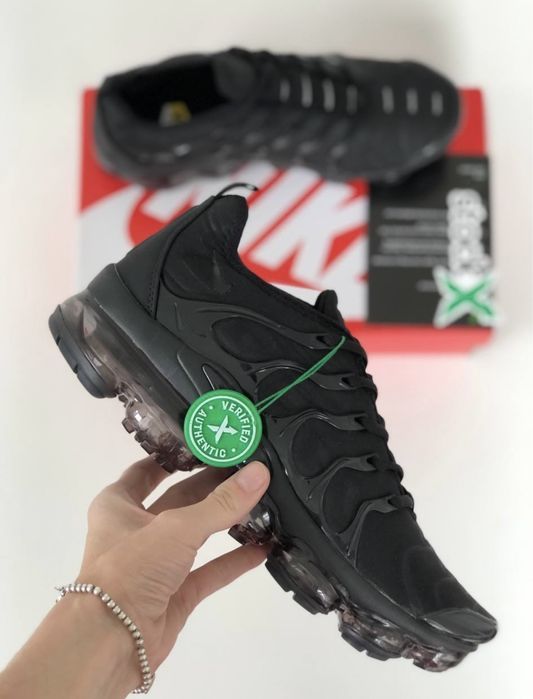 Кросівки Nike Air Vapor Max Plus Black 38-45 Оплата на пошті