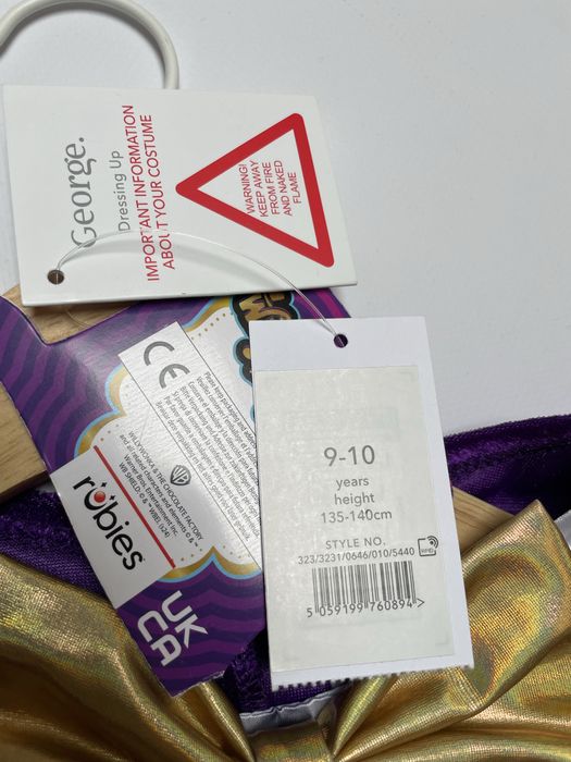 134 140 George 135 Willy Wonka fabryka czekolady kostium przebranie