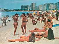 Cartão postal Vintage  Copacabana Fotografia de Carlos O. Sainz