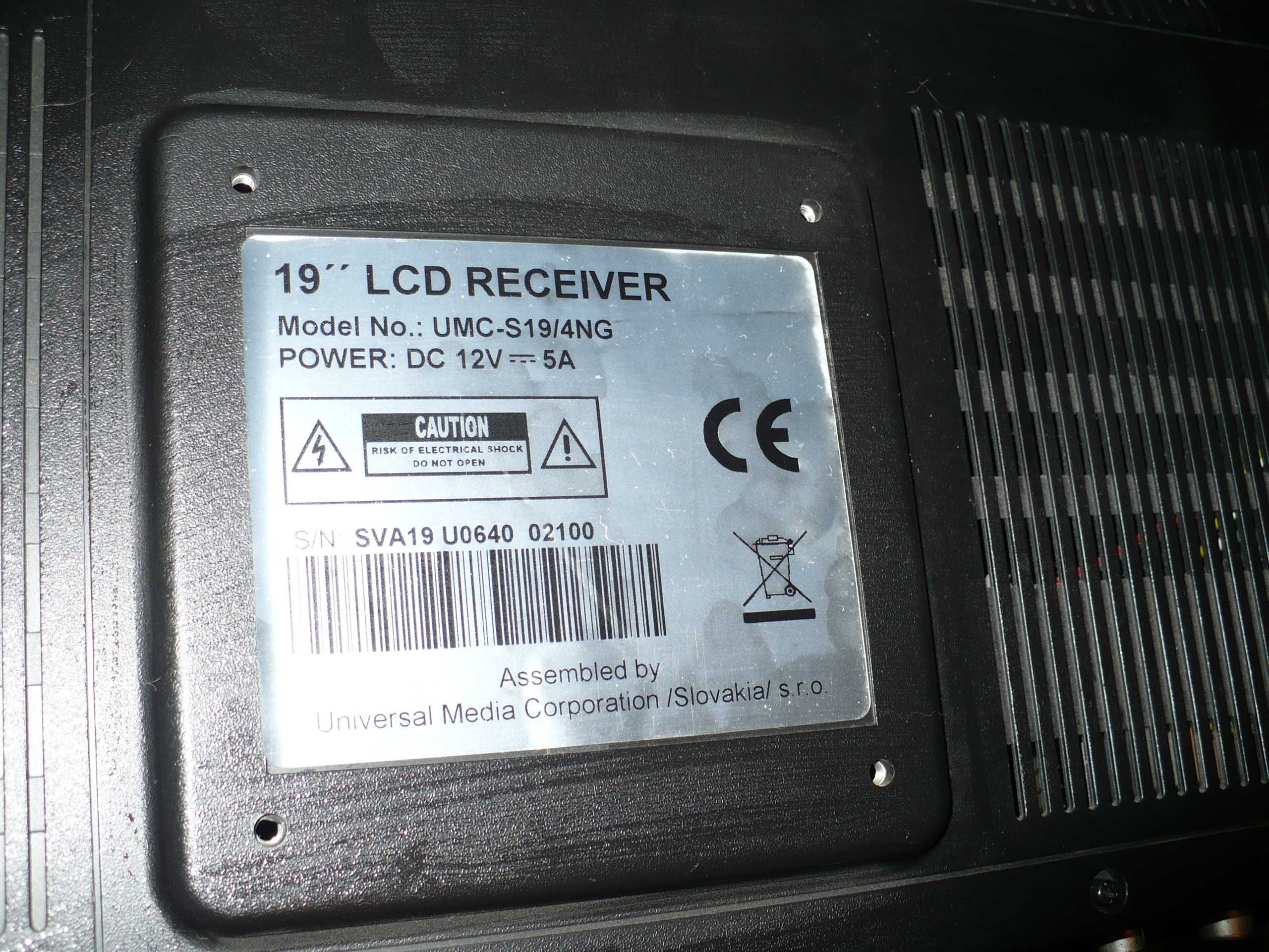 Monitor Telewizor 19 LCD Receiver