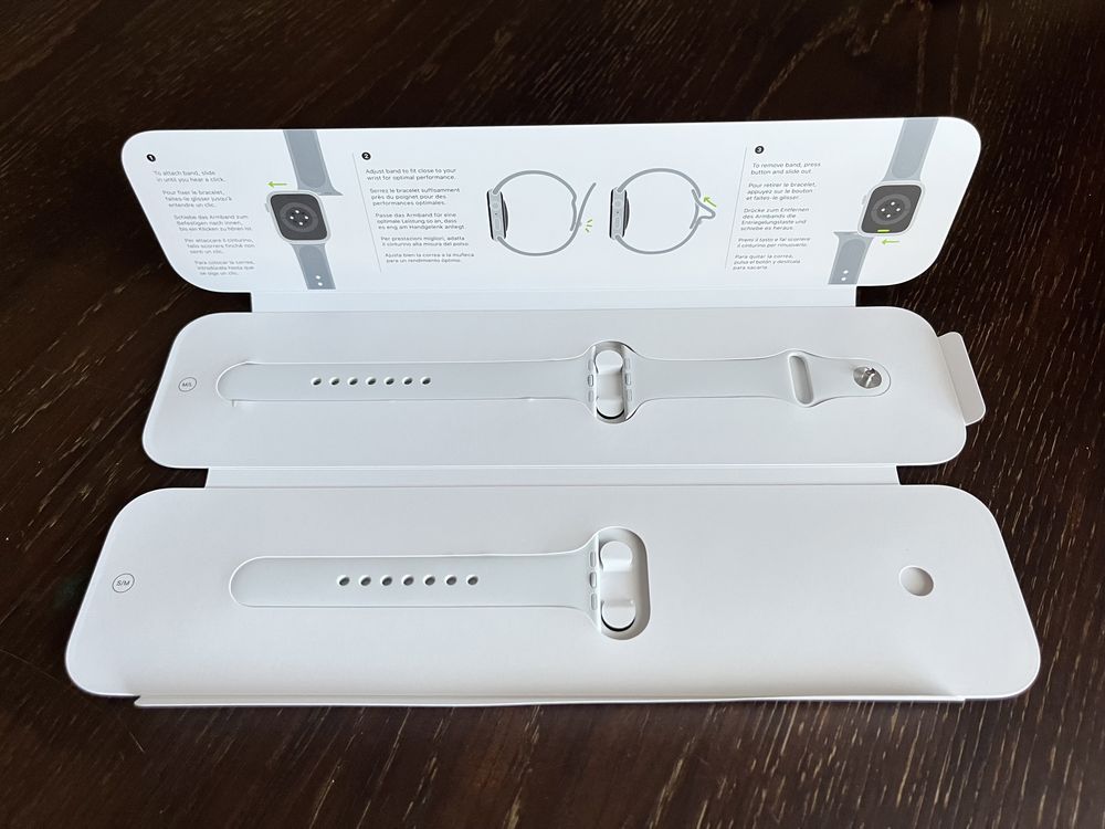 Bracelete Apple Watch 45mm Branca - NOVA