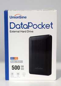 Зовнішній жорсткий диск UnionSine 500Gb USB 3.0 для ПК/MacOS/PS4/XBox
