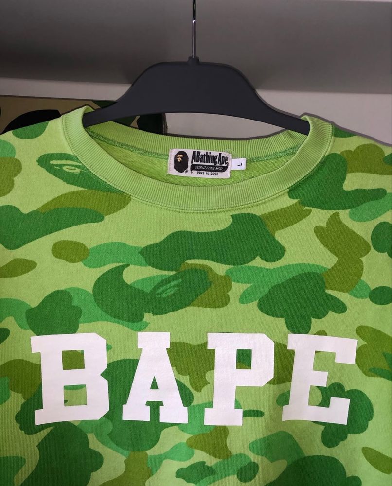 BAPE Camo Crewneck Green