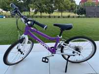 Rower dziecięcy WOOM 4 fioletowy 20"