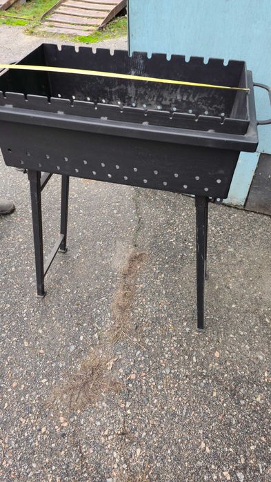 Мангал з ныжками 4 мм.