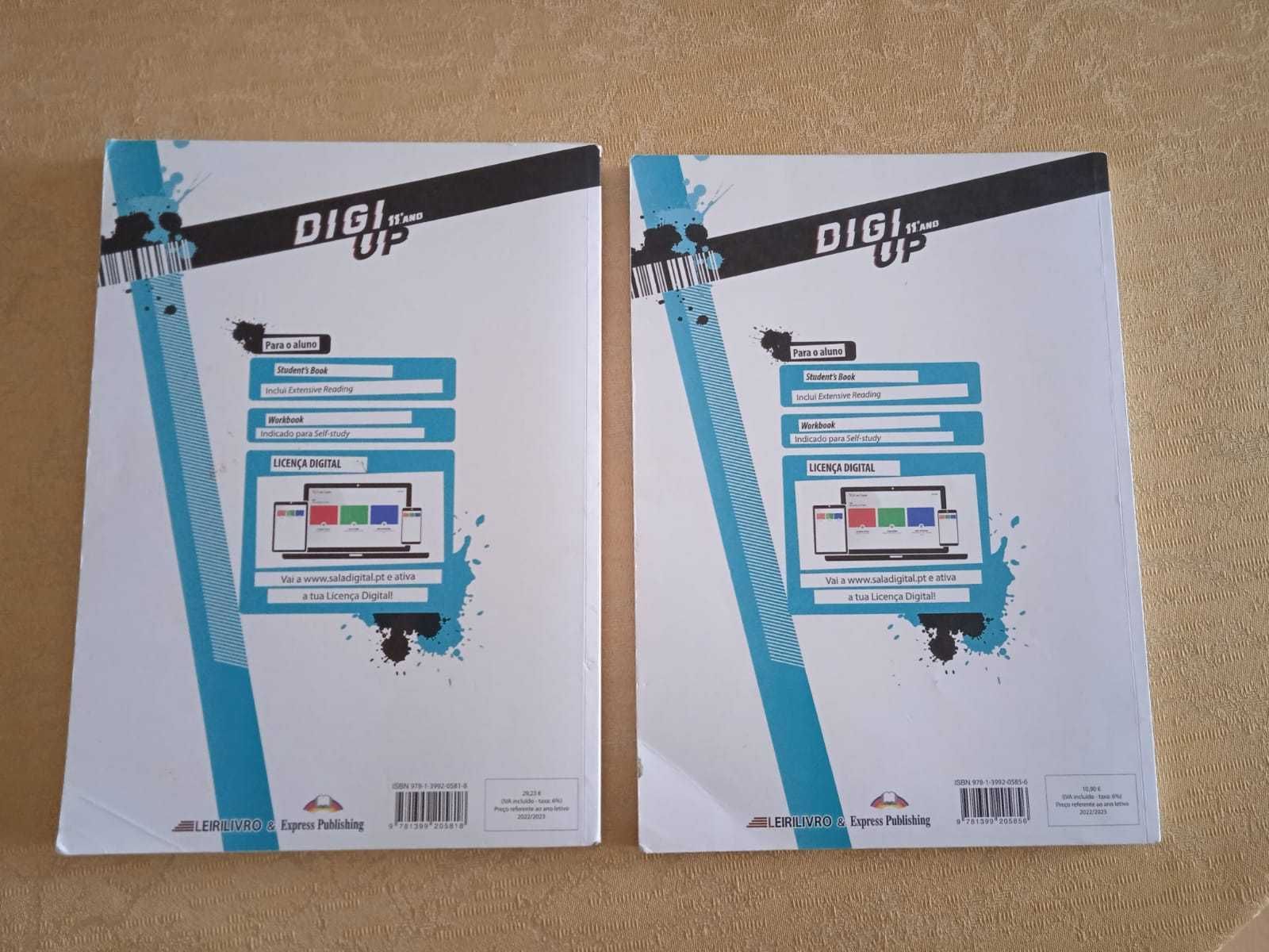 DIGI UP - inglês -  11.º ANO (como novo/novo)