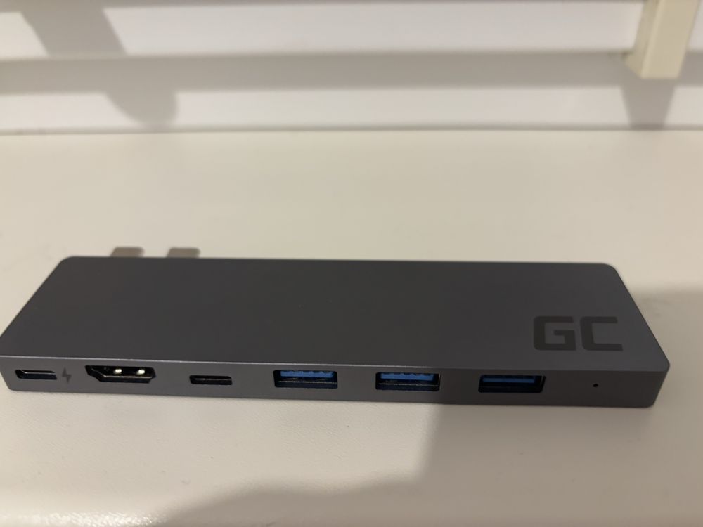Adapter Green Cell HUB Connect60 8 w 1 do Apple MacBook