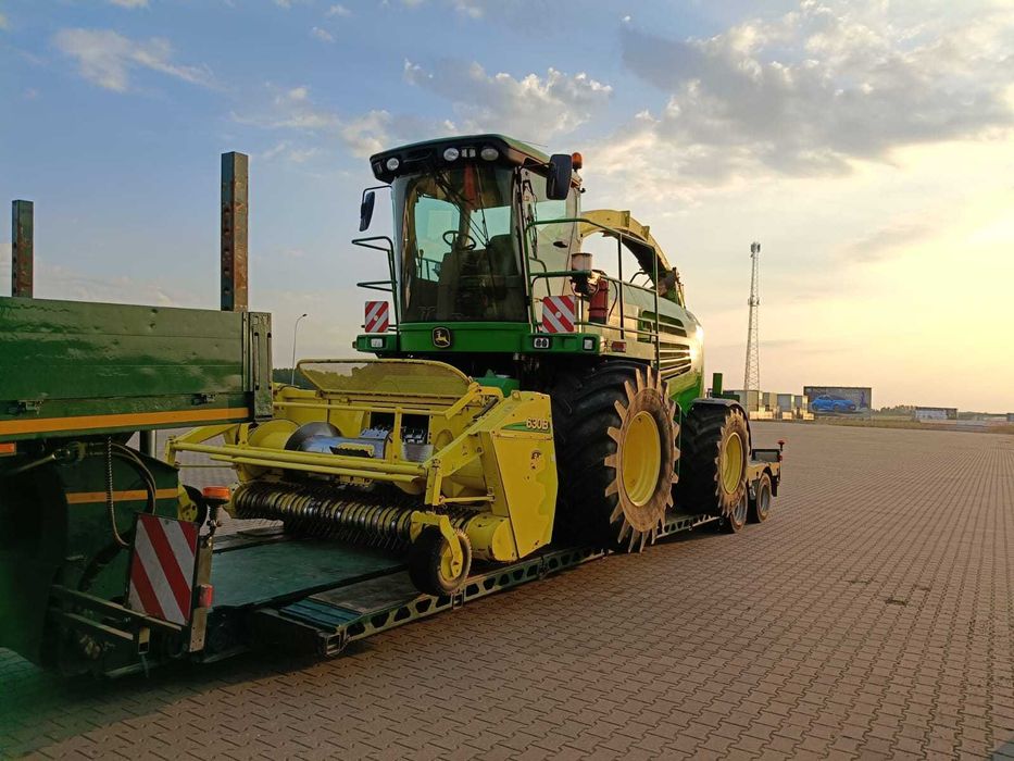 Transport kombajnów maszyn rolniczych , leśnych i budowlanych