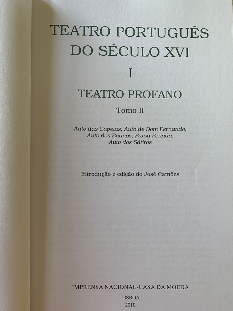 Teatro Português do século XVI