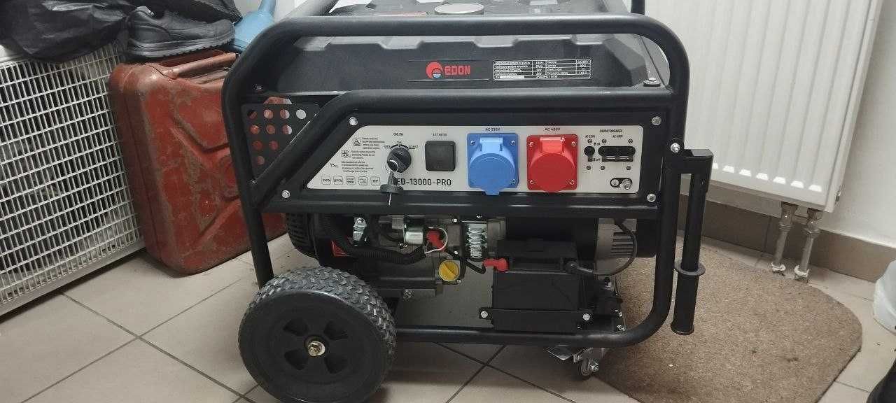 Продам генератор бензиновий EDON ED - 13000 PRO, 178 часов работы