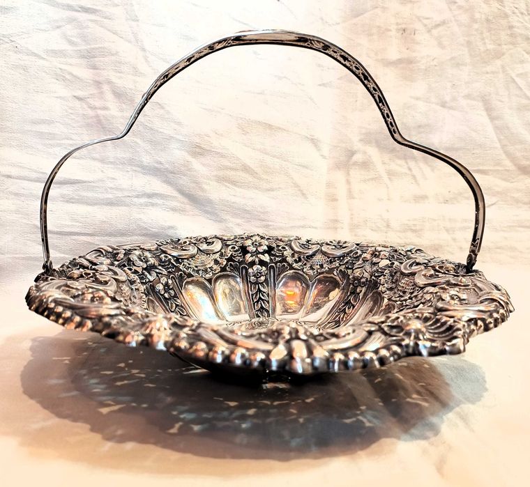 Cesta Fruteiro Prata