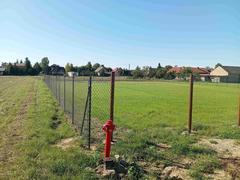 Sprzedaż działka budowlana ogrodzona Obrowo, media + projekt