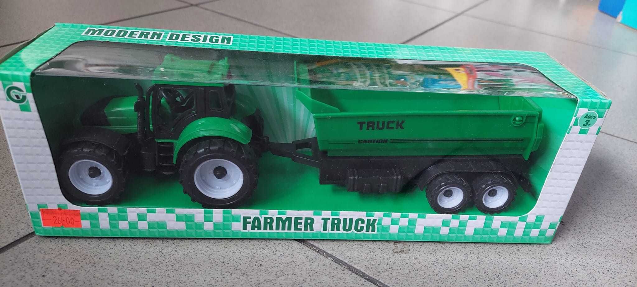 Auto samochód traktor ciągnik naczepa pojazd z napędem Farmer truck
