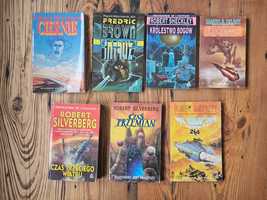 Kolekcja książek science-fiction. Delany, Silverberg, Brown, Shecley