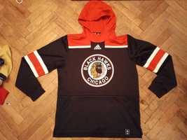 Кофта, худи хоккейная Чикаго Блэкхокс NHL (Chicago Blackhawks) Adidas