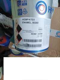 Farba Hempatex Enamel 56360 5 litrów  blu ral 5001 oraz 5009