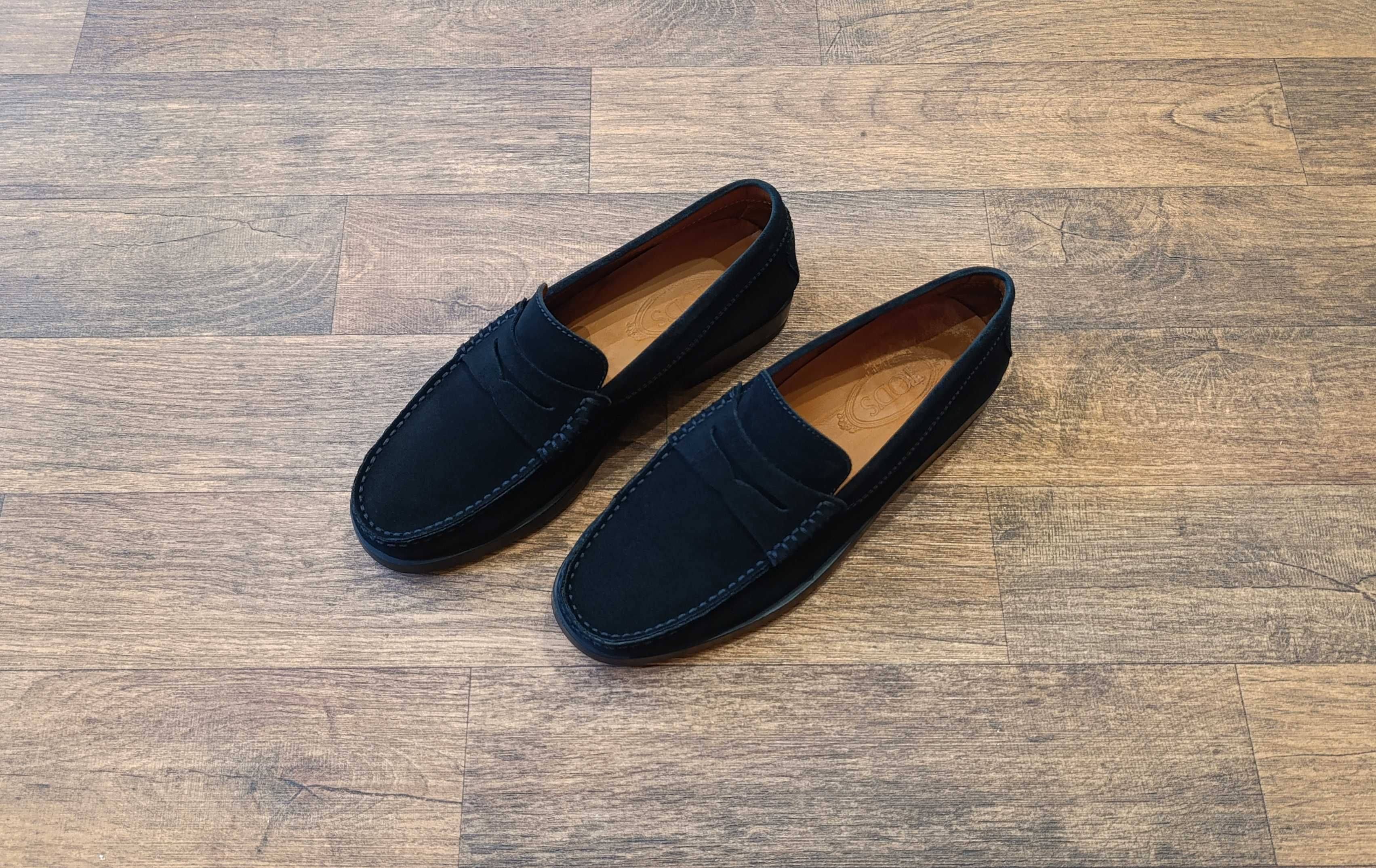 Tods чоловічі мокасини з натуральної шкіри лофери